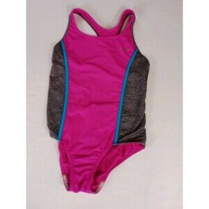 Kids Speedo Pink‎ One Piece Bathing Suit Size 12